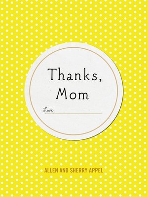 cover image of Thanks, Mom